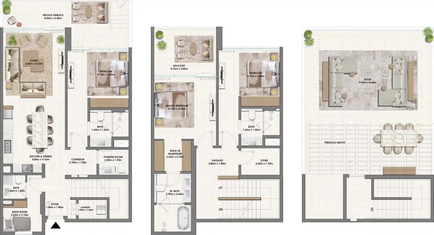 Floor Plans of Emaar Parkwood