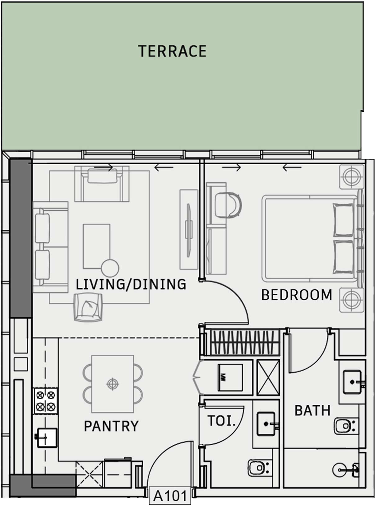 Floor Plans of Iman One Sky Park