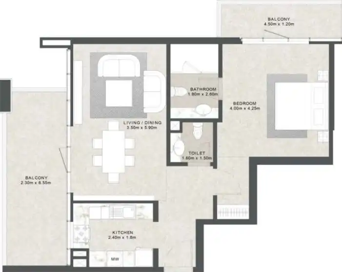 Floor Plans for Aras Heights in Dubai