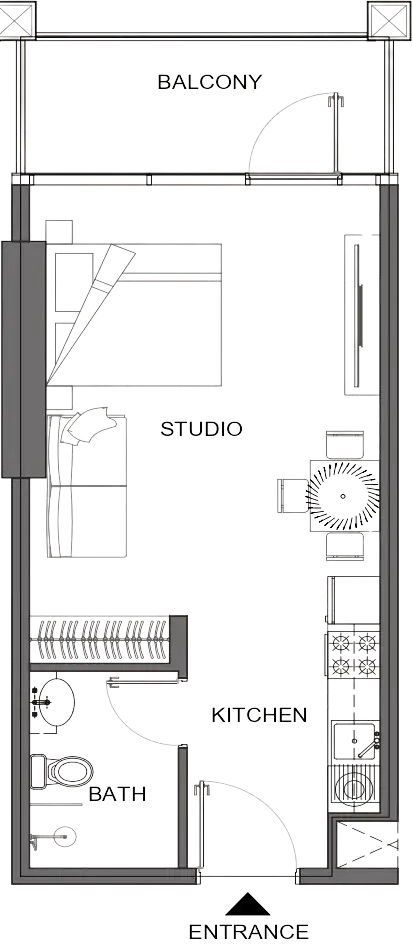 Floor Plans for Vento Tower in Dubai