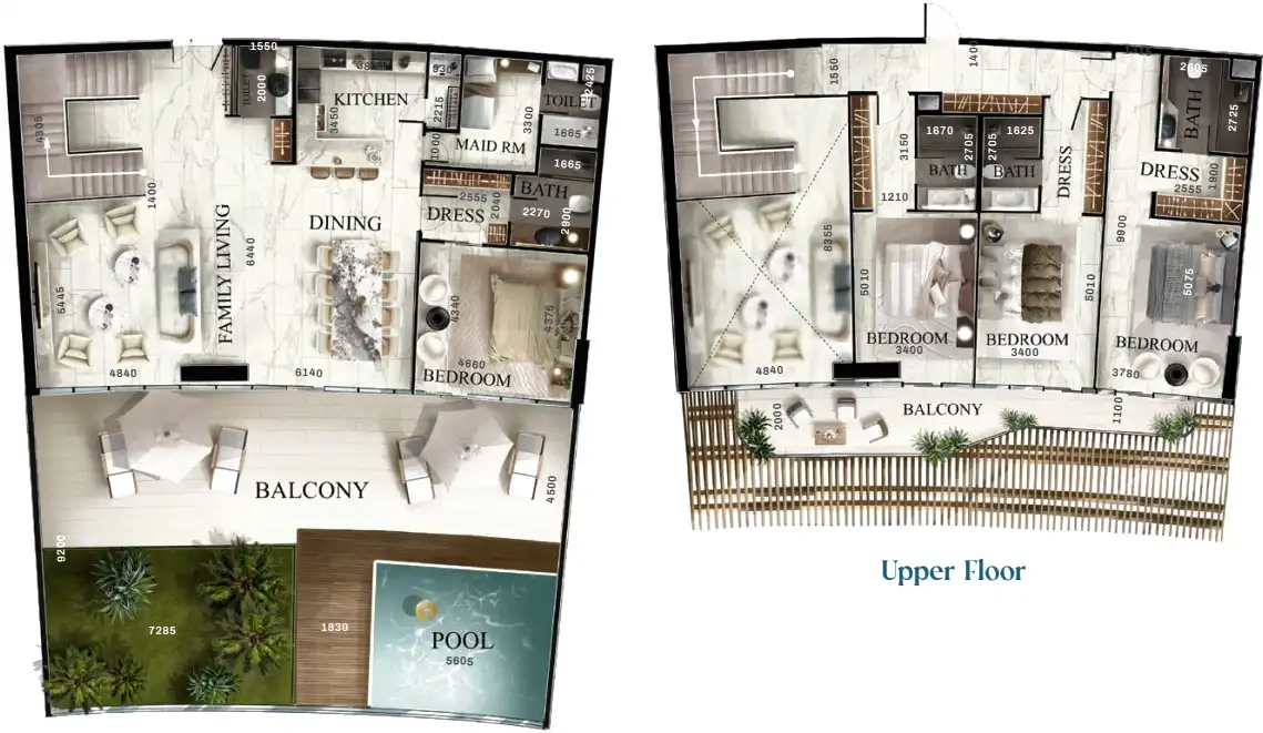Floor Plans of Radiant Elite Tower