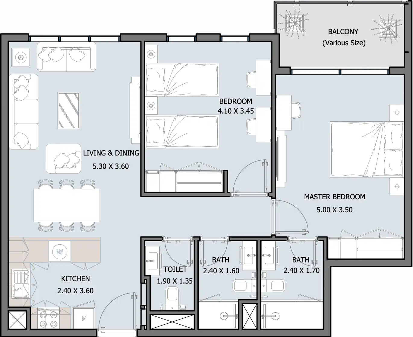 Floor Plans of Royal Park by Reportage Properties