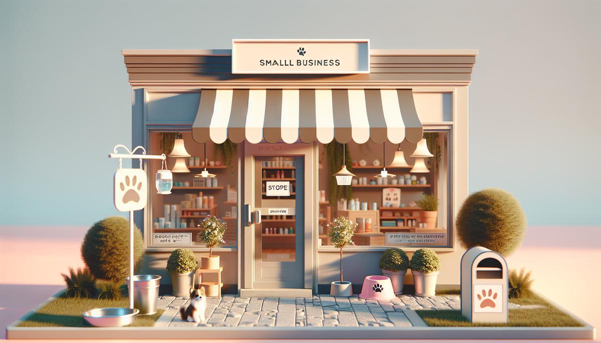 Как превратить свой бизнес в точку заботы о хвостиках Витрина бизнеса с миской и коробкой для пожертвований для животных