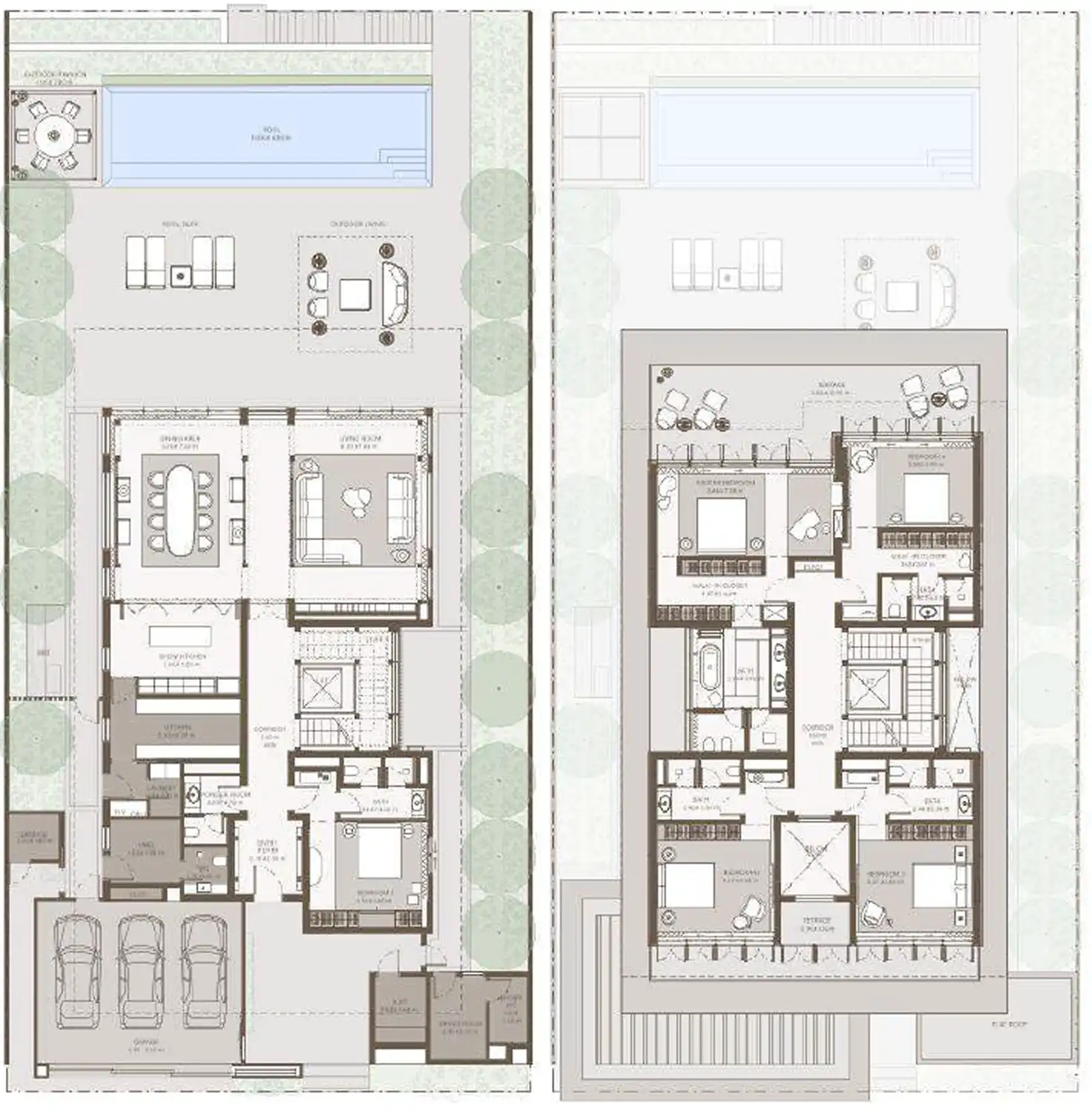 Floor Plans for Armani Beach Residences Ras Al Khaimah in Ras Al Khaimah