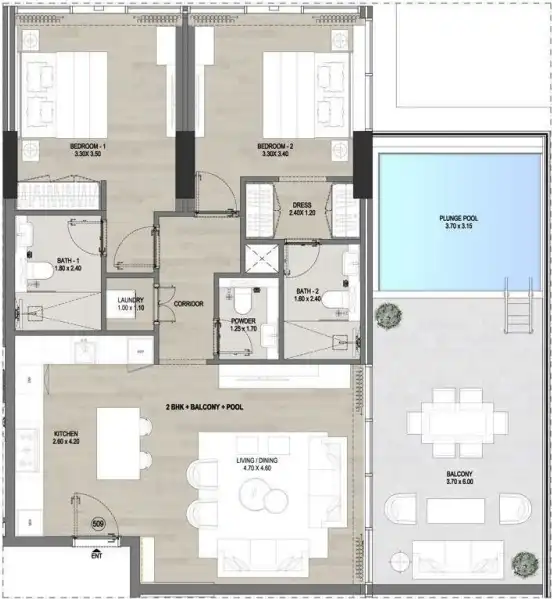 Floor Plans for NAS 3 in Dubai