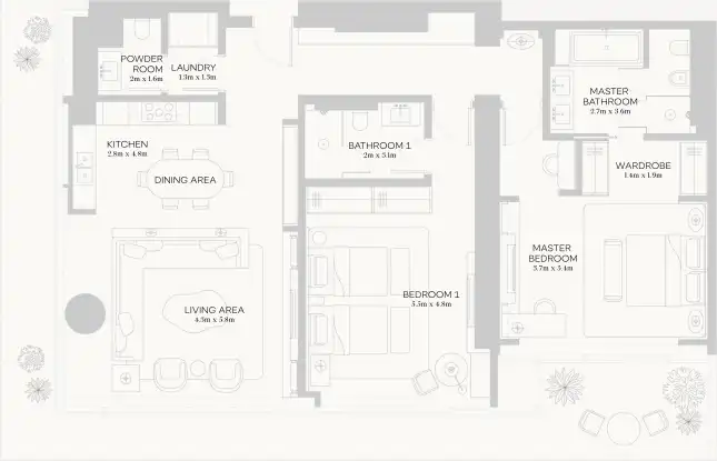 Floor Plans of Waldorf Astoria Residences DIFC