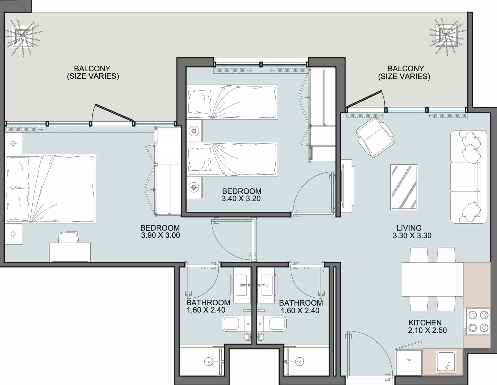 Floor Plans of Alba Tower