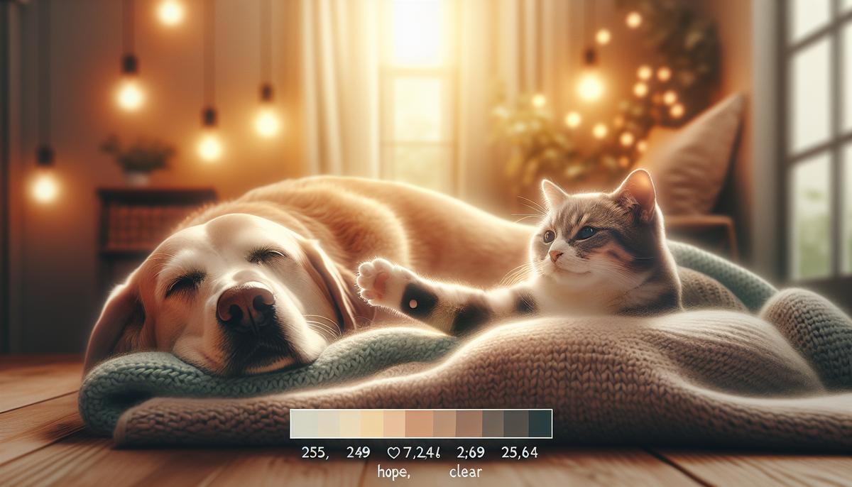 Как мягко объяснить ребёнку, почему мы не можем забрать всех хвостиков домой Ребёнок тянет руку к спокойному щенку и котёнку на пледе, без видимых лиц