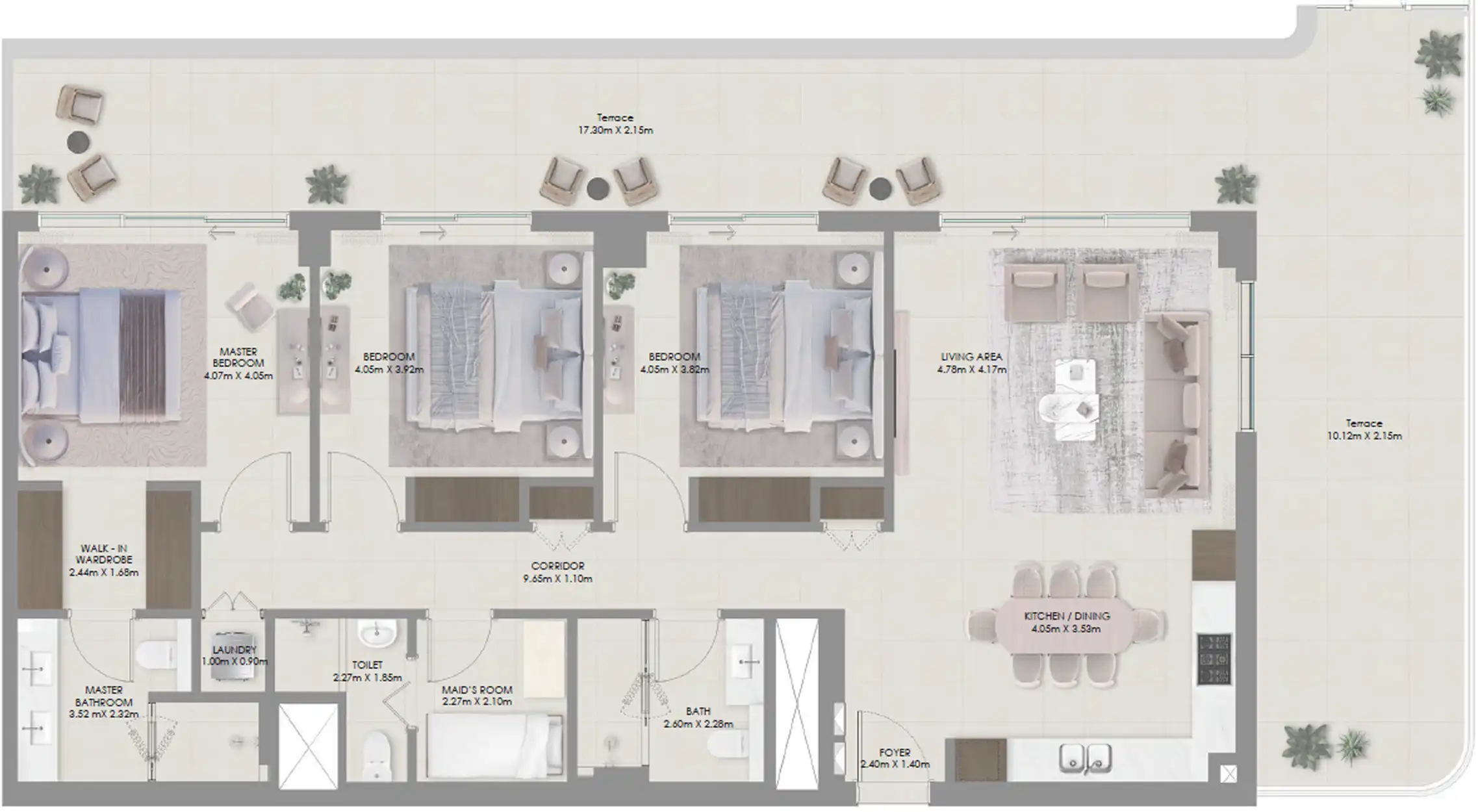 Floor Plans of Emaar Aurea
