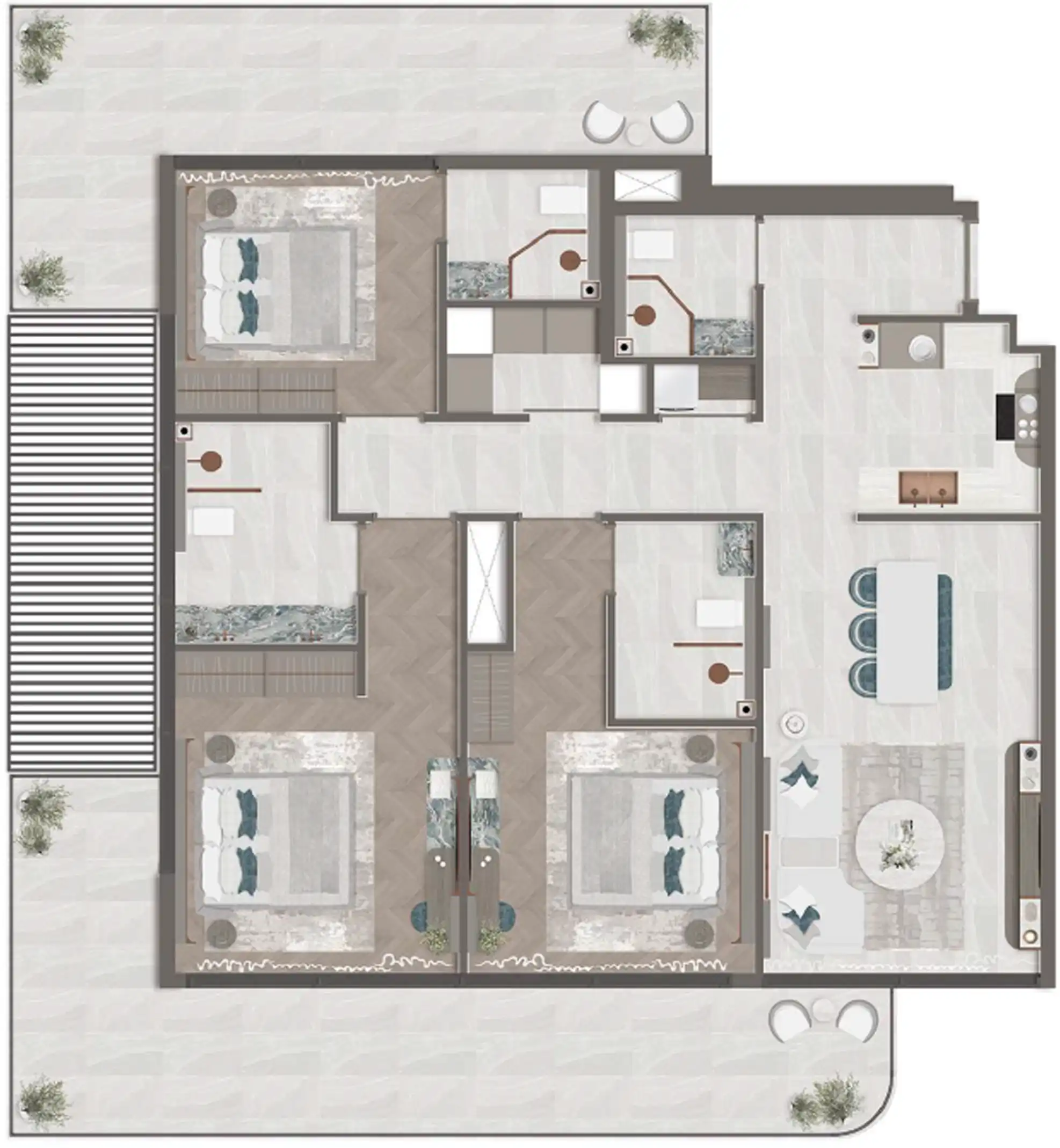 Планировки 241 Waterside Dubai Islands