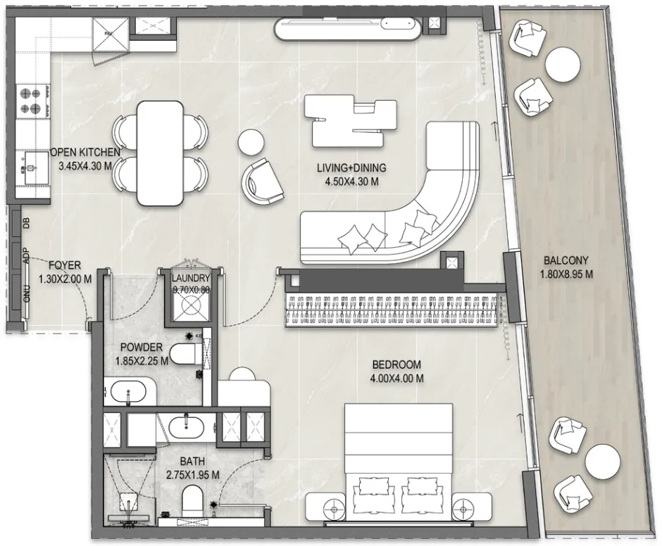 Floor Plans for The Artery Residences by IMKAN in Abu Dhabi