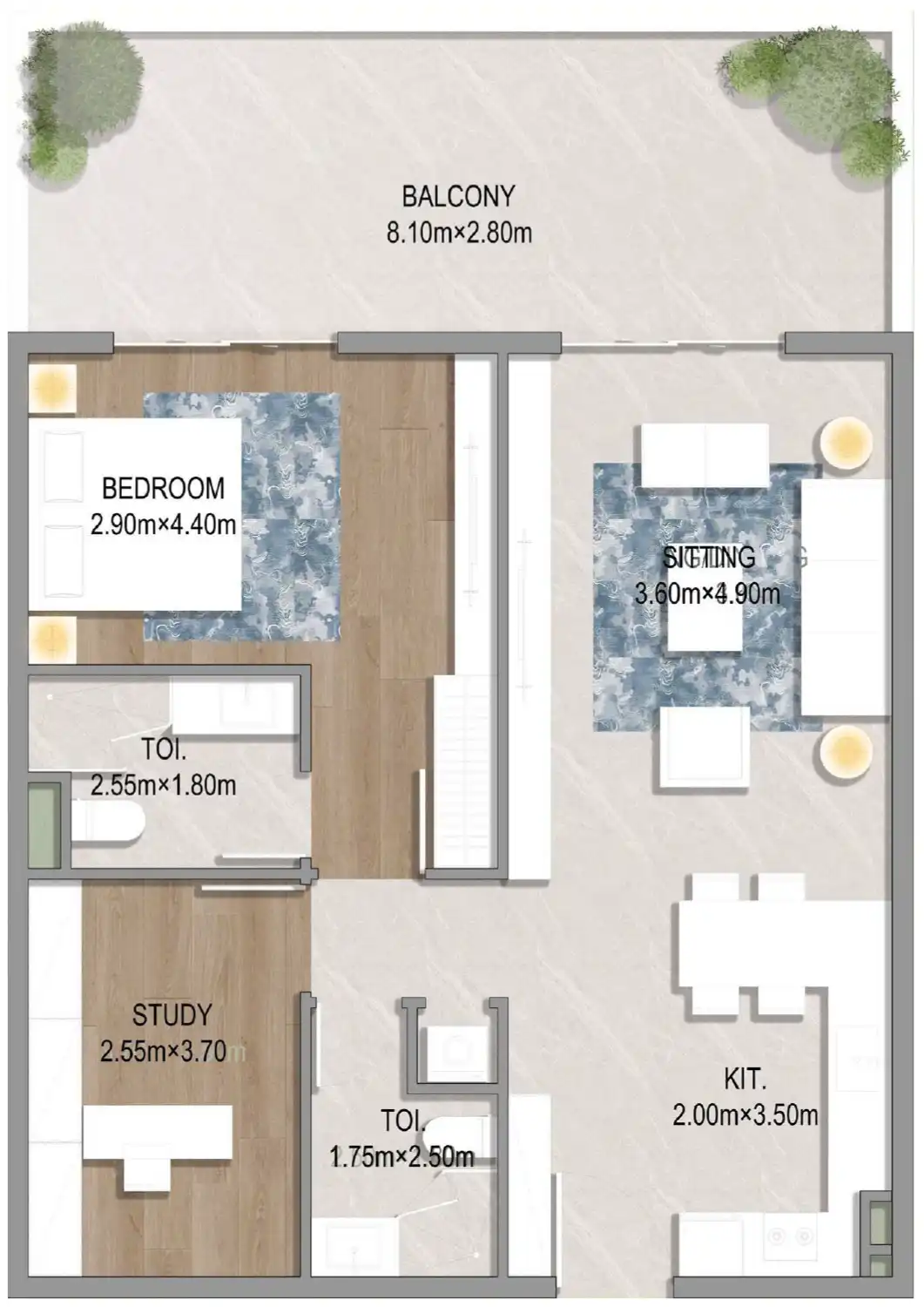 Планировка Oasis Residences