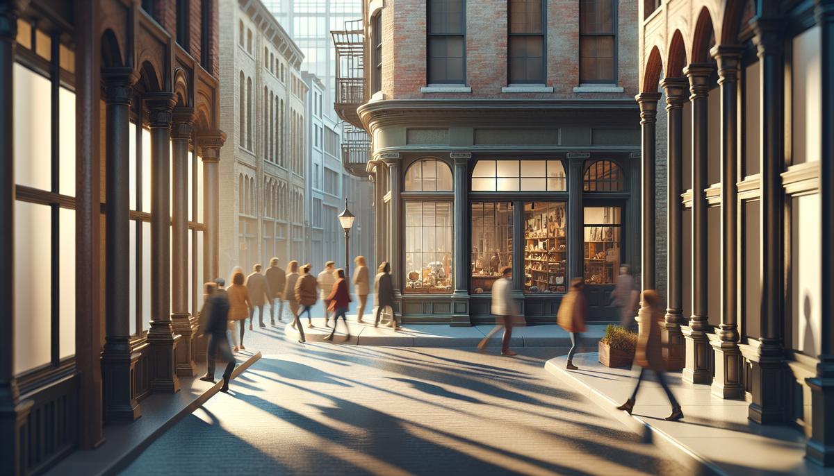 Коммерция на первом этаже в Старом городе: окупаемость и документы Витрина коммерческого помещения в старом центре