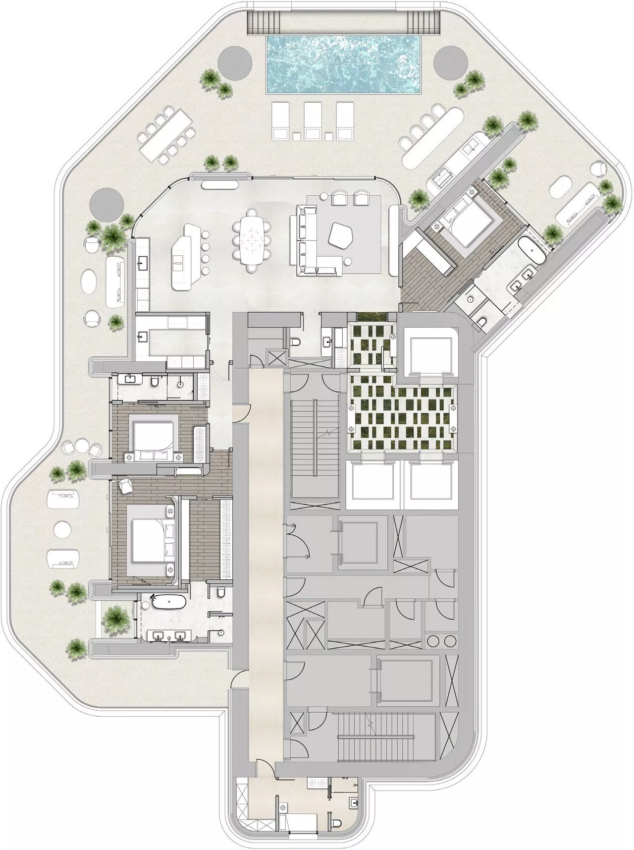 Floor Plans for Regent Residences Dubai Sankari Place in Dubai