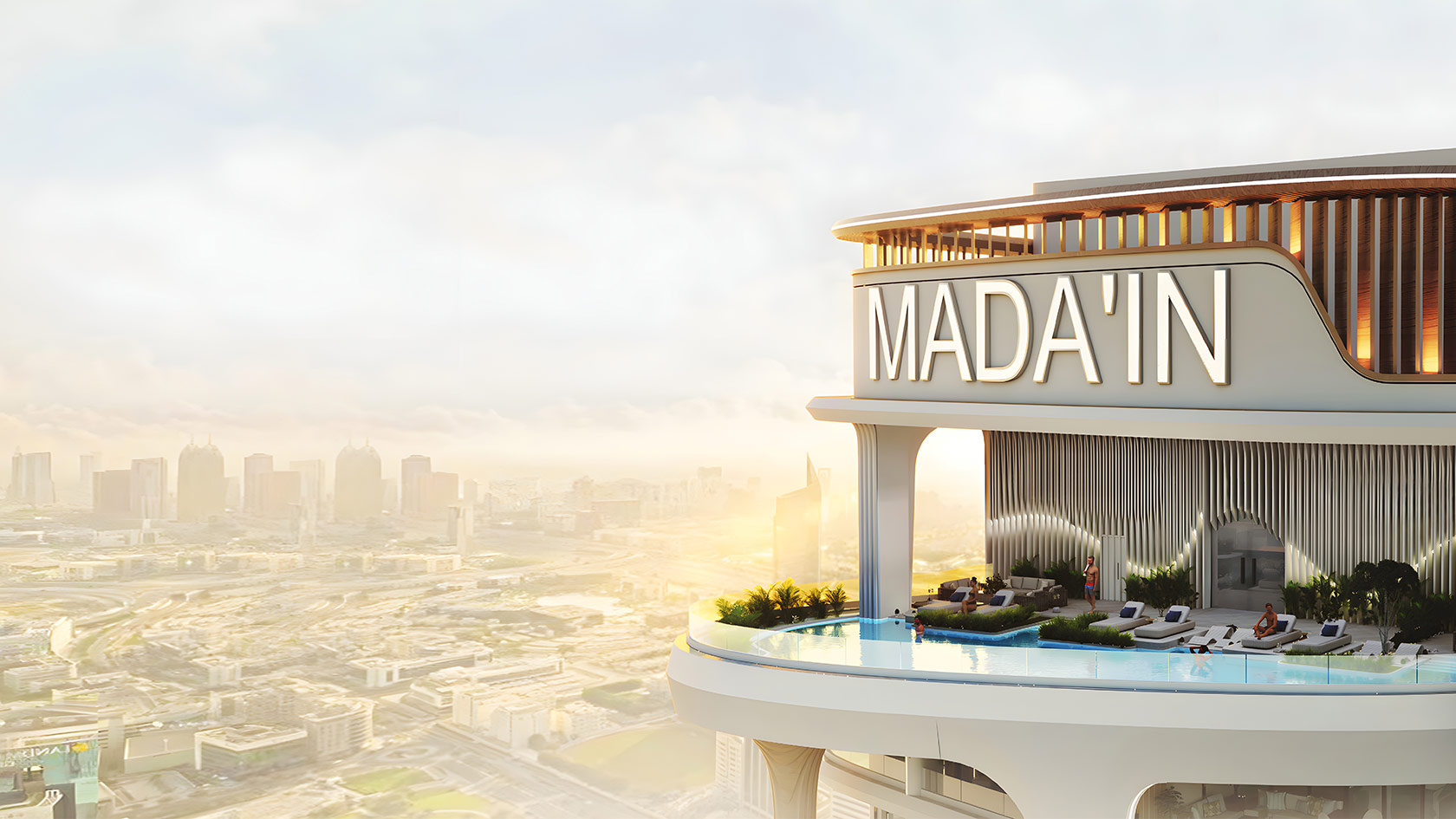 Апартаменты Mada'in Tower в районе Дубай Марина (Dubai Marina)