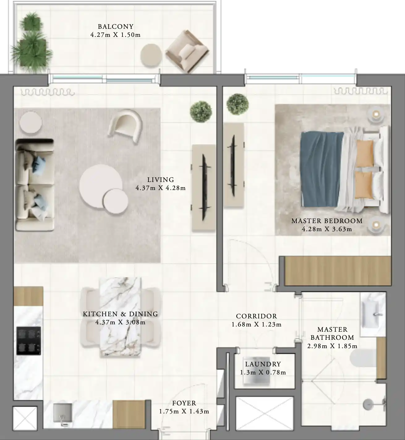 Floor Plans of Emaar Vida Residences Club Point