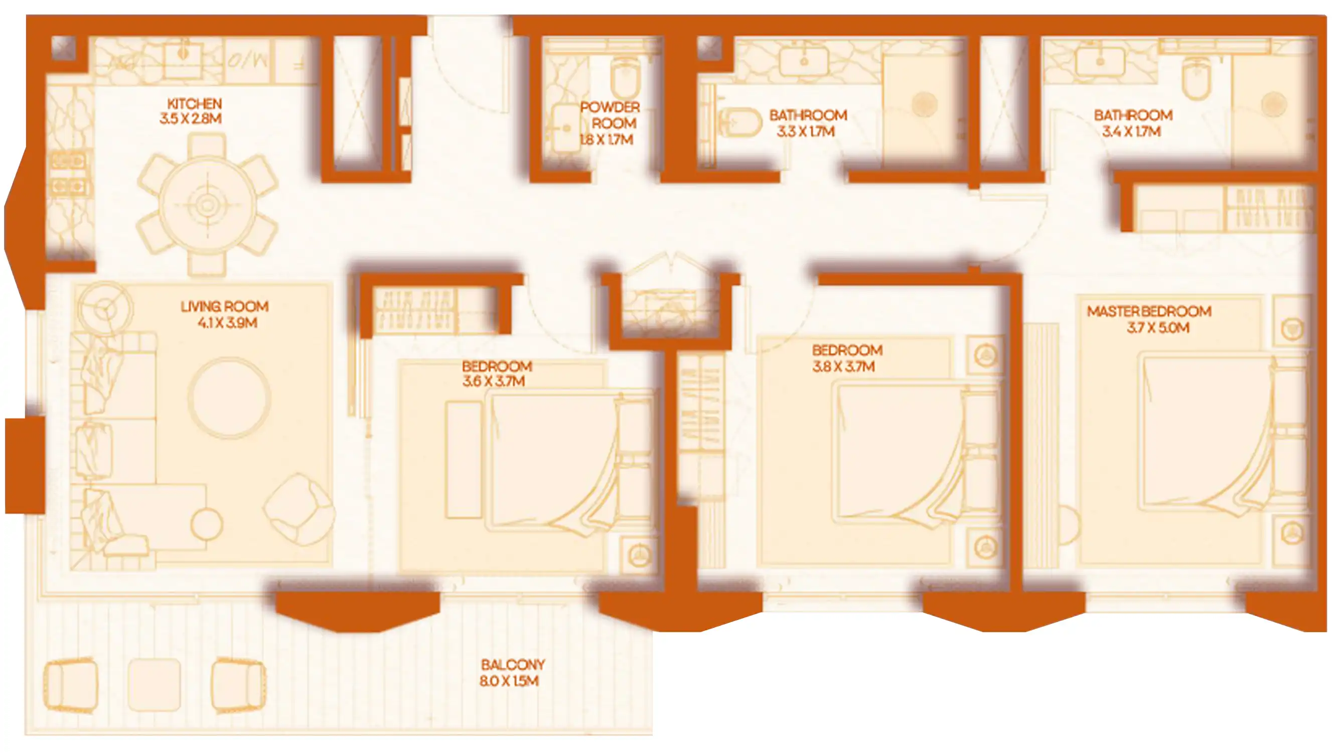 Floor Plans for Loom at Avenew 888 in Dubai