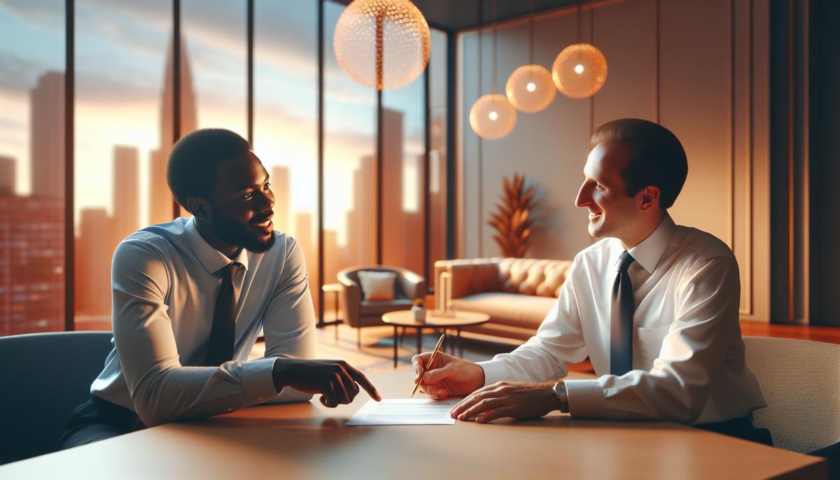 Открытие банковского счёта в Грузии: практическое руководство Человек открывает банковский счёт в Грузии с поддержкой агента