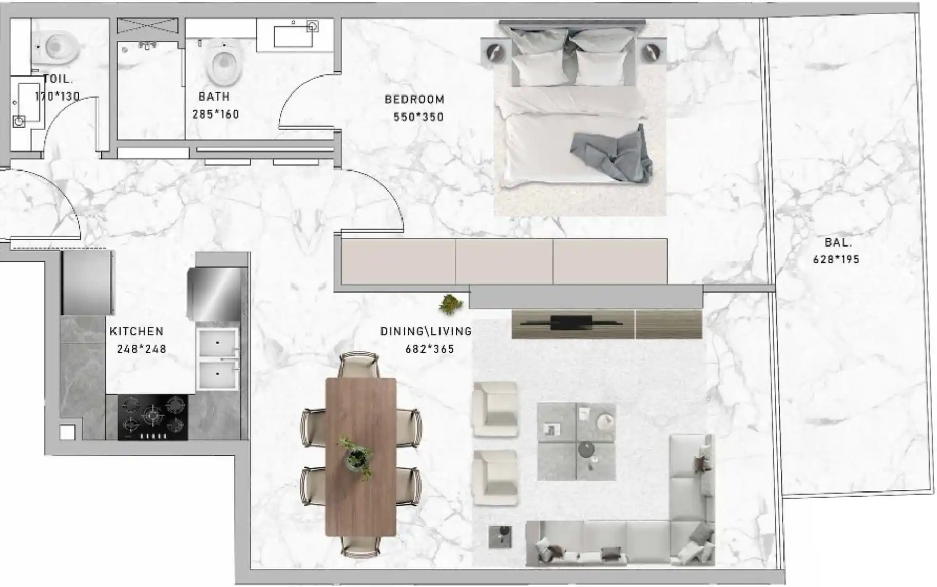 Floor Plans of Al Serh Residences 11