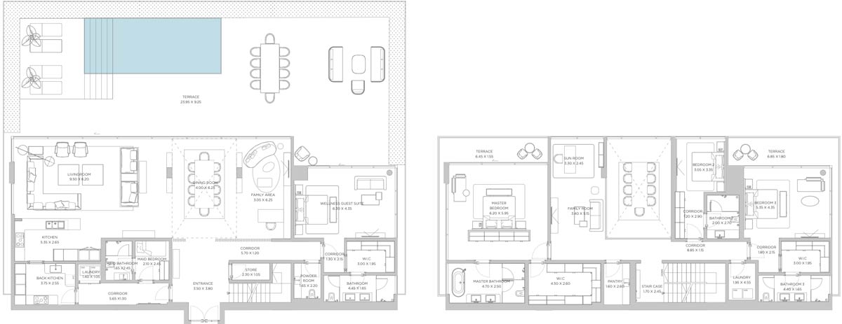 Floor Plans of Rixos Dubai Islands Hotel & Residences