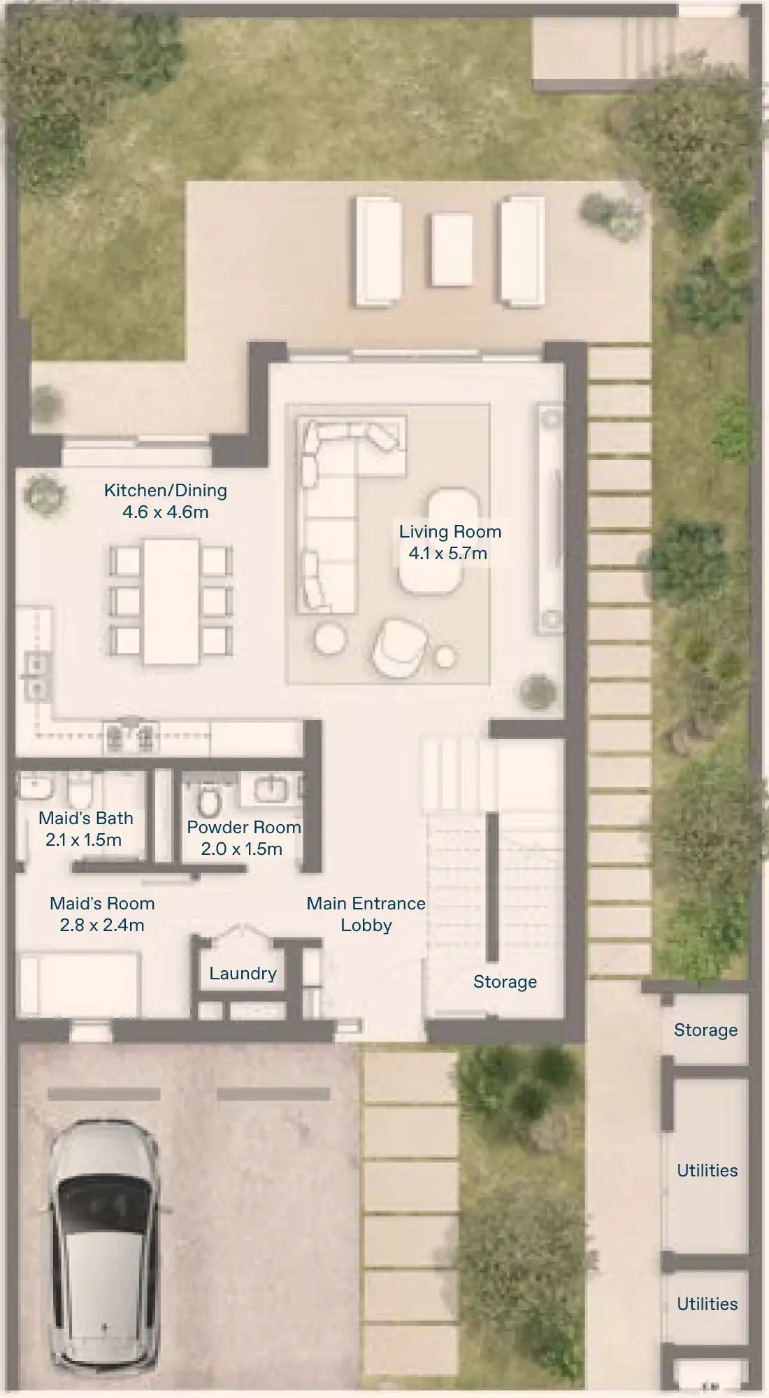 Floor Plans of Bayn by ORA