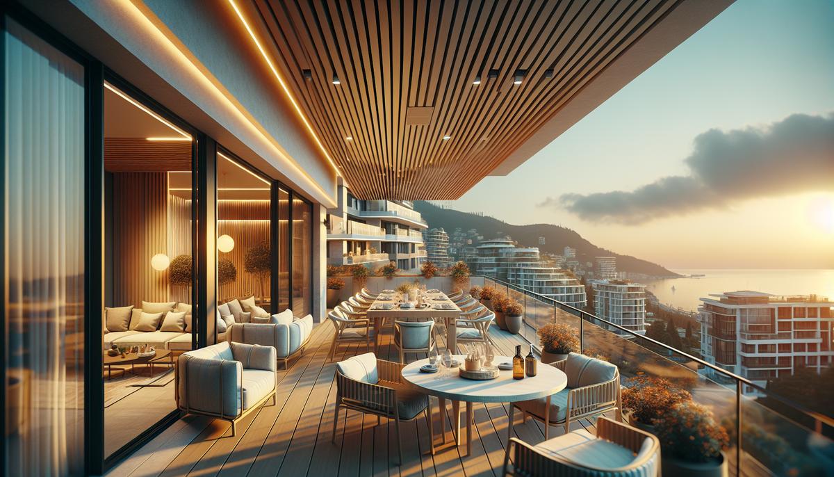 Квартира с террасой в Батуми: плюсы и минусы Квартира с просторной террасой и видом на море в Батуми