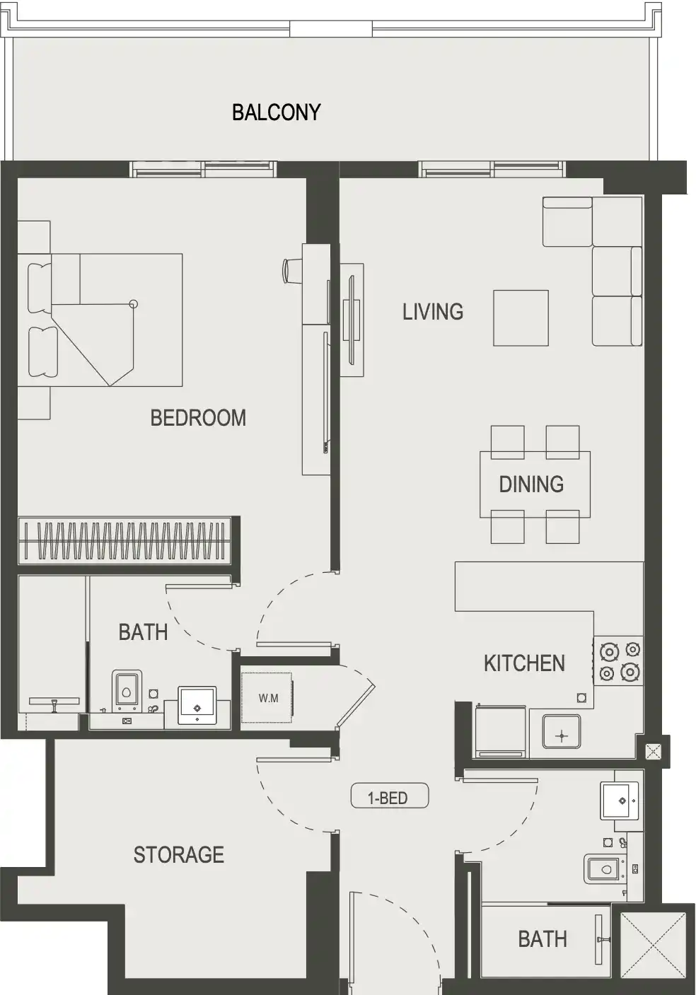 Floor Plans for Binghatti Dawn in Dubai