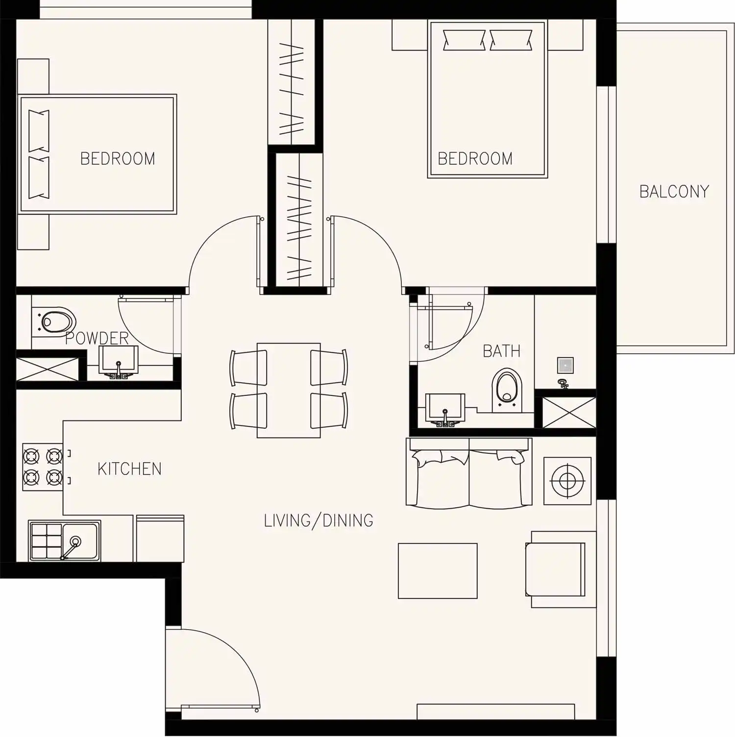 Floor Plans of ORO24 Albero