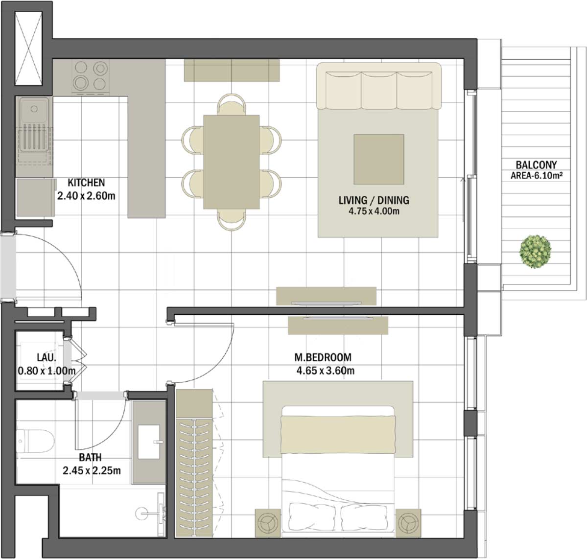 Floor Plans of Eagle Hills Rehan Residences