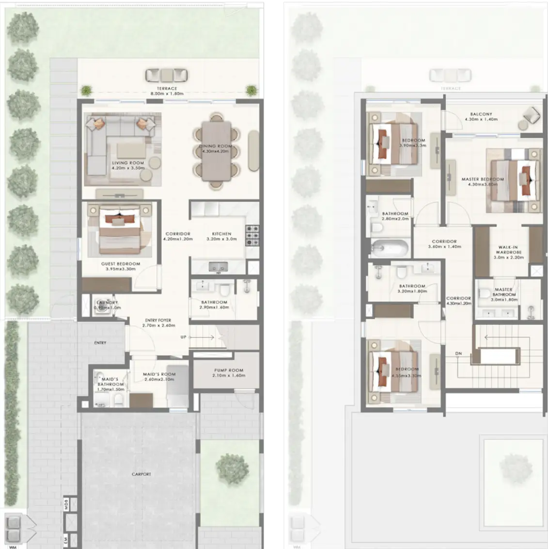 Floor Plans for Emaar Venera at The Valley in Dubai