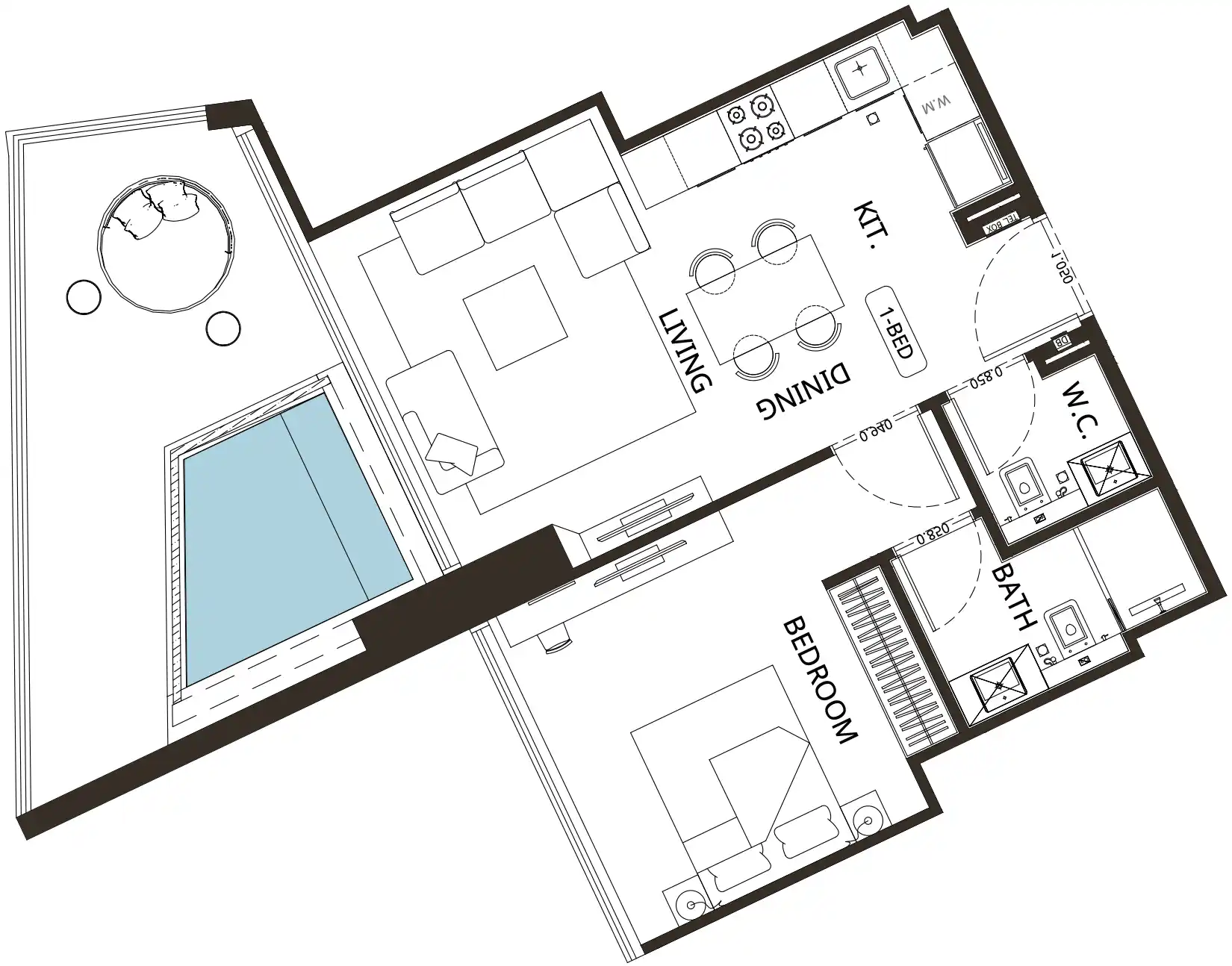 Floor Plans of Binghatti Grove