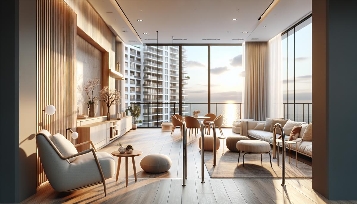 Жильё в Батуми для пенсионеров: комфорт и доступность Комфортная квартира в Батуми для пенсионеров, вид на море