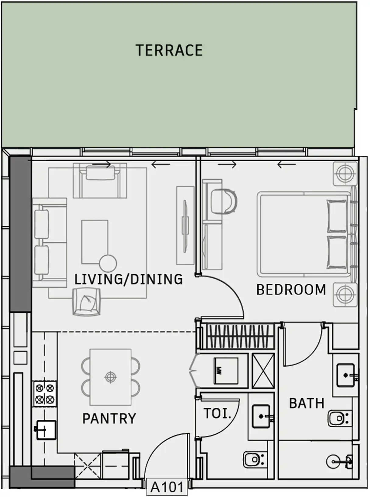 Floor Plans of Sereno Residences