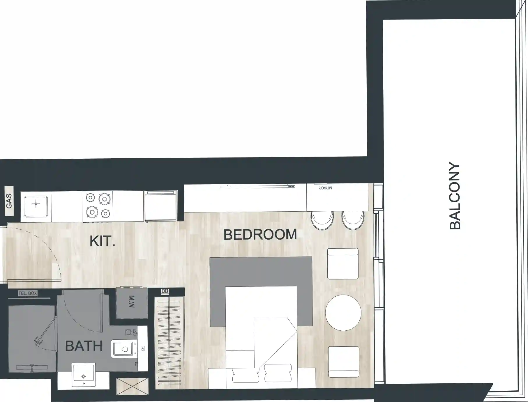 Floor Plans for Binghatti Ghost in Dubai