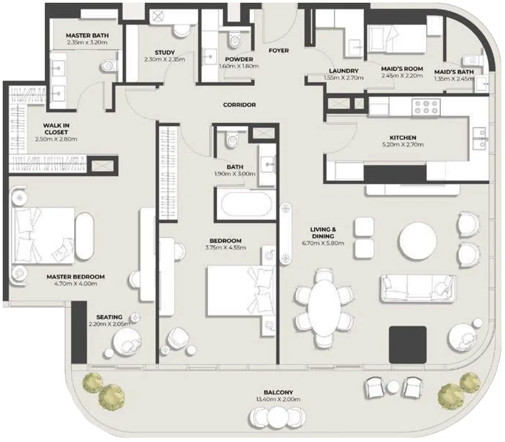 Floor Plans for Nine Collective by Wasl in Dubai