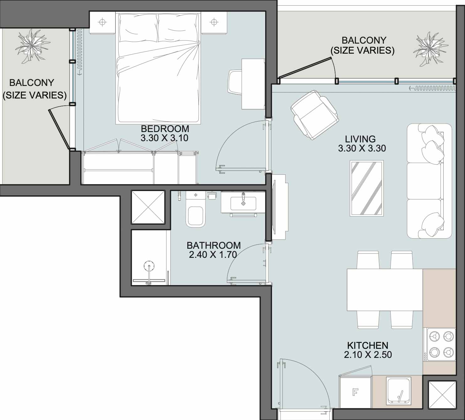 Floor Plans of Alba Tower