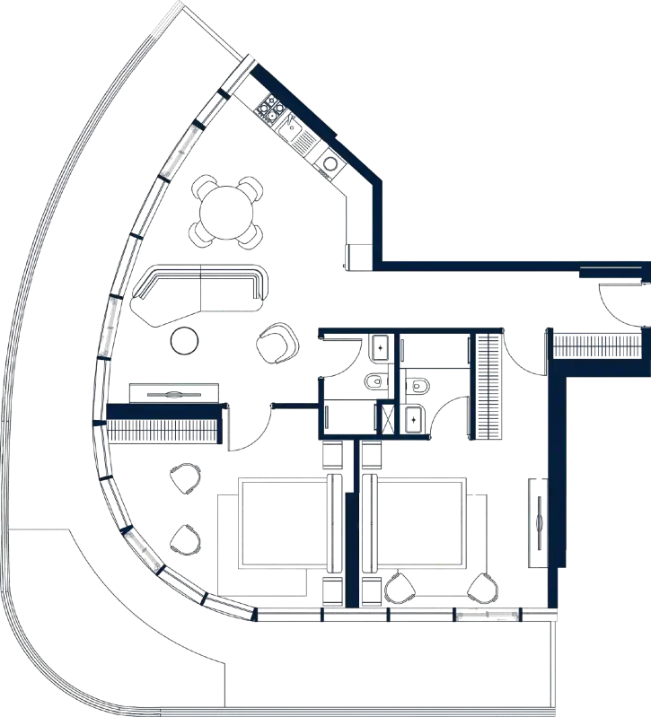 Планировки Trussardi Residences Phase 2