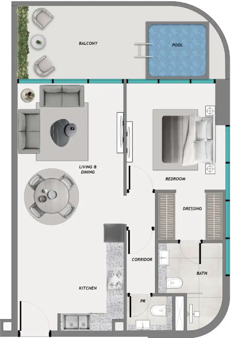 Floor Plans of Samana Resorts