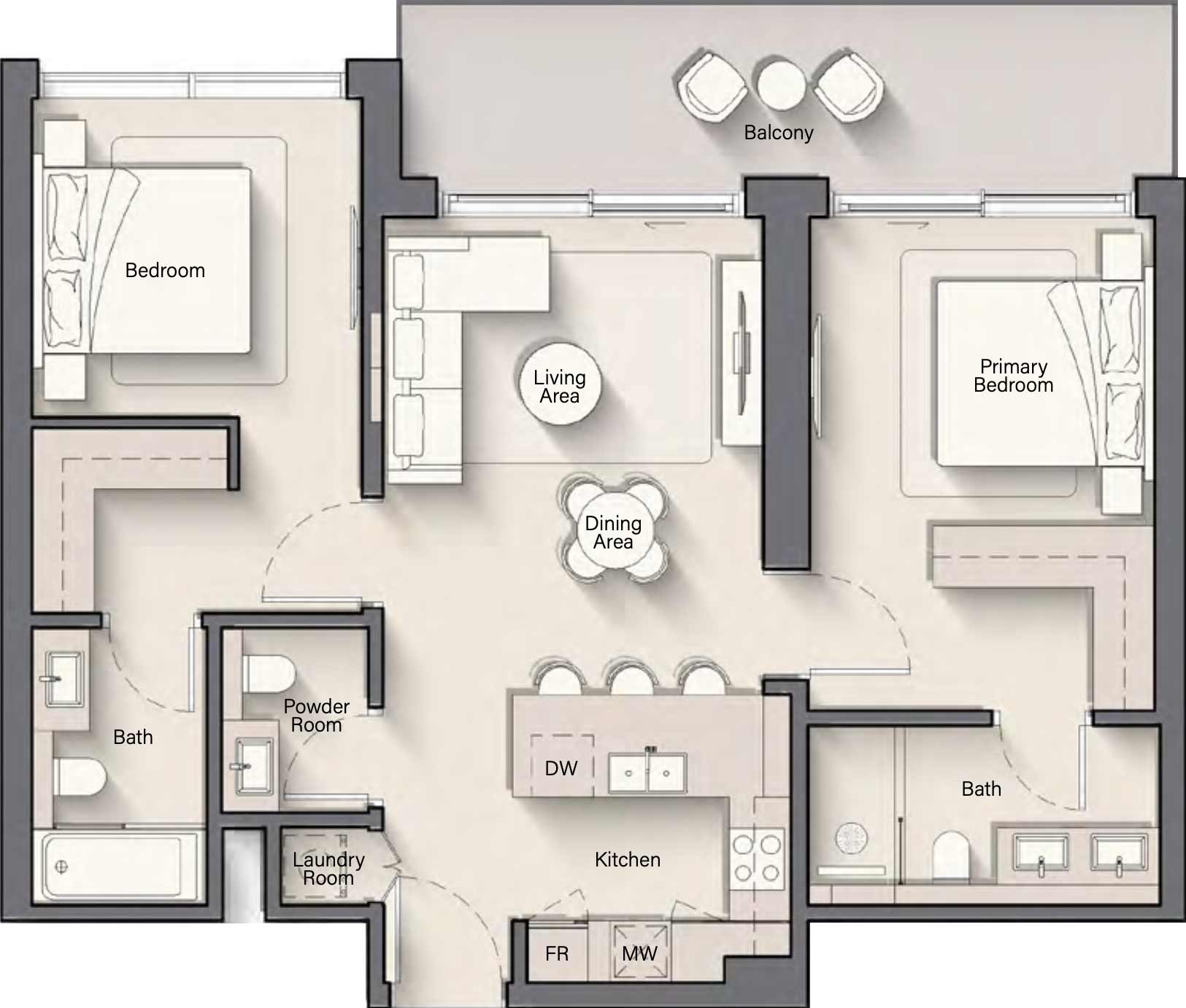 Floor Plans of Ellington Playa Del Sol