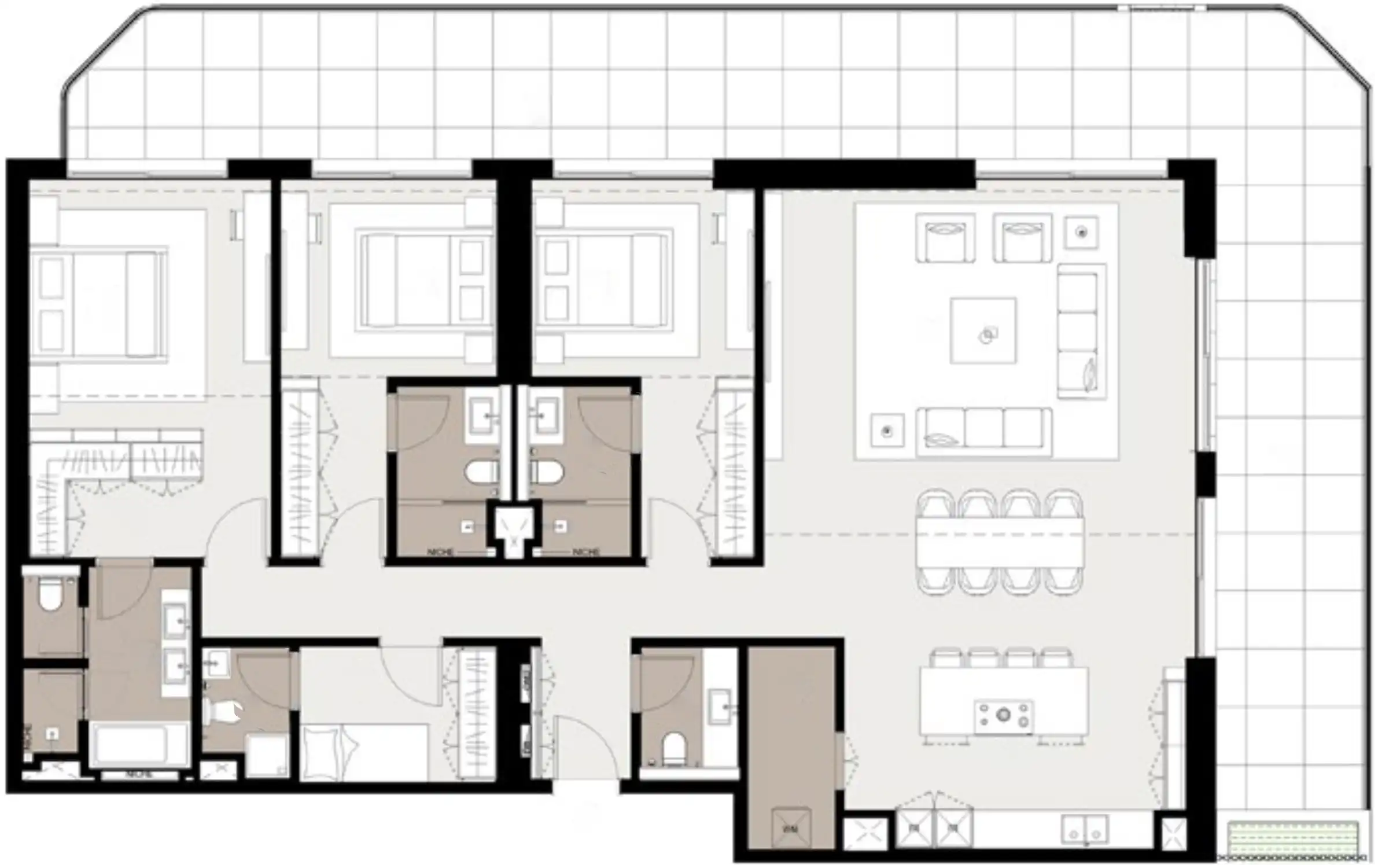 Floor Plans for Bashayer by Modon in Abu Dhabi