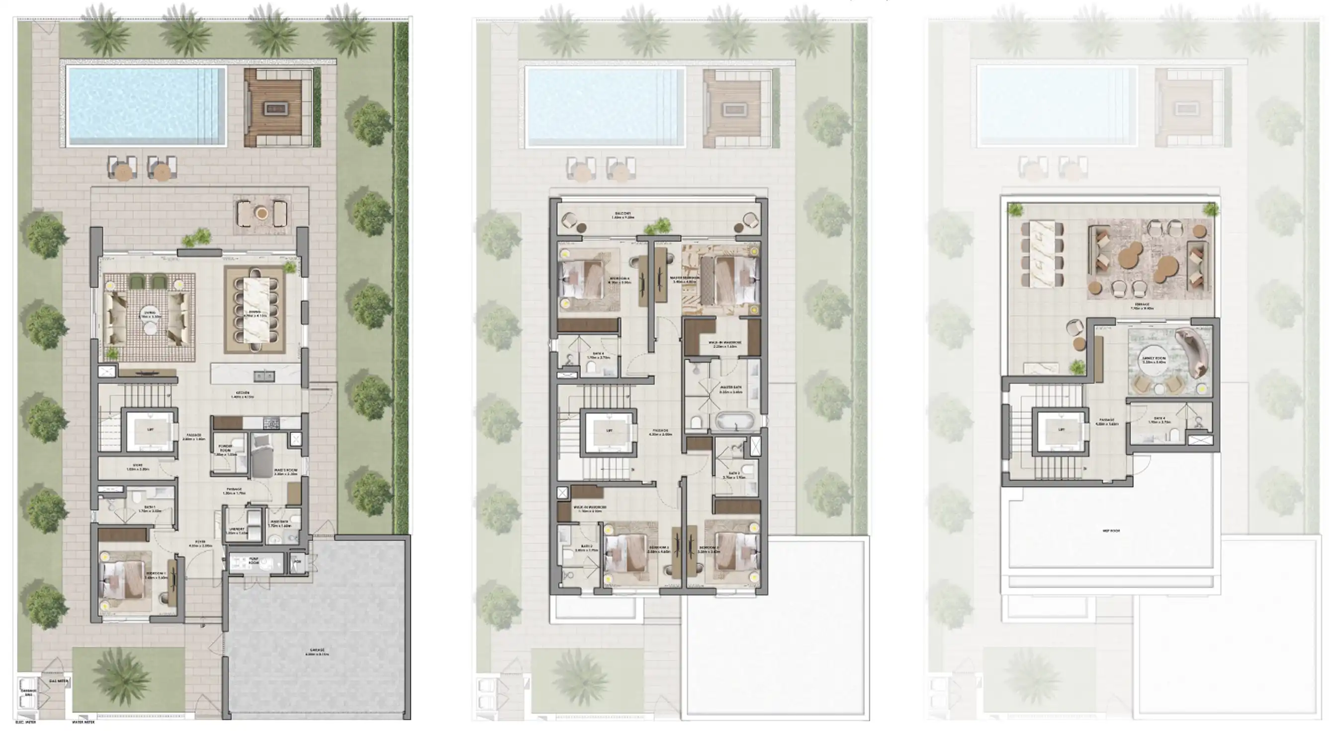 Планировка Emaar Serro