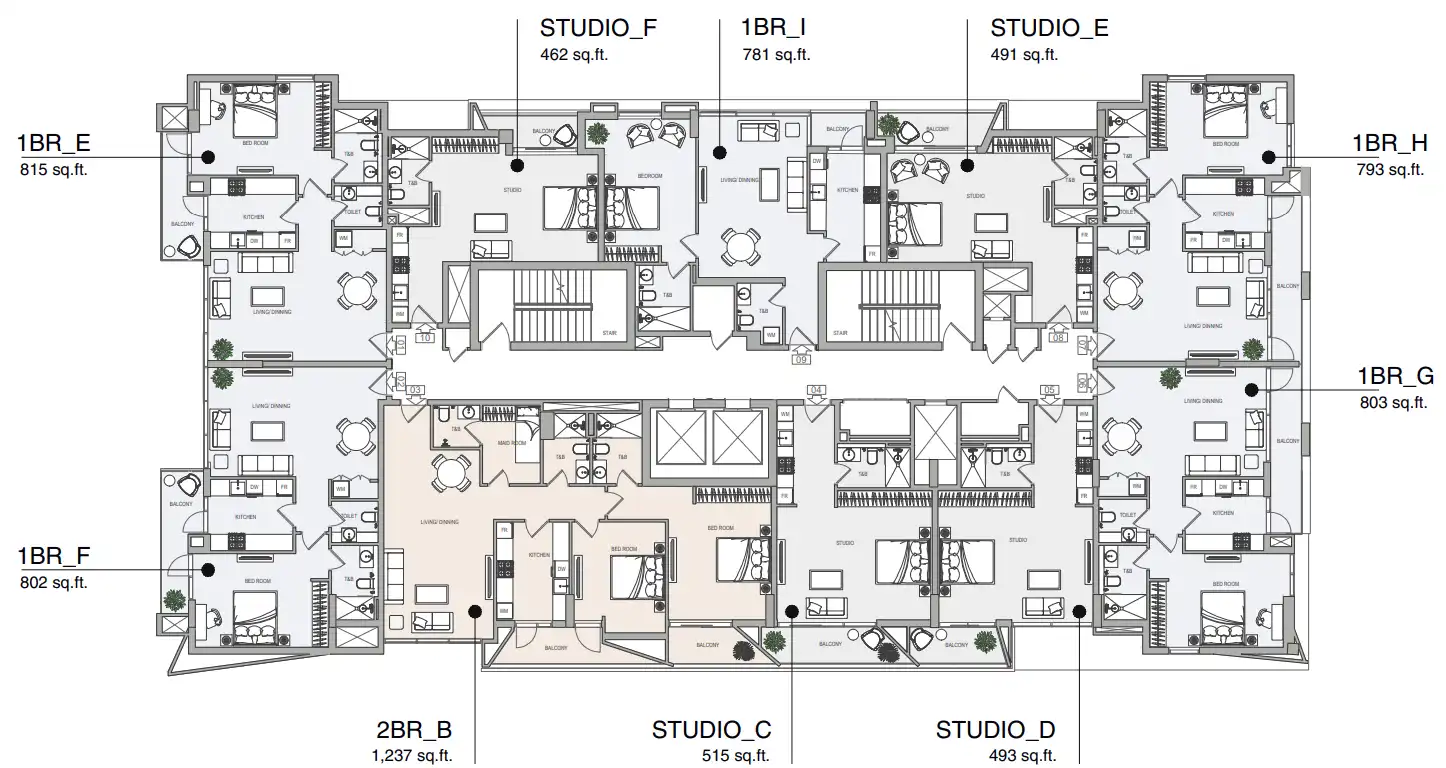 Планировка Object 1 EVERGR1N HOUSE 4