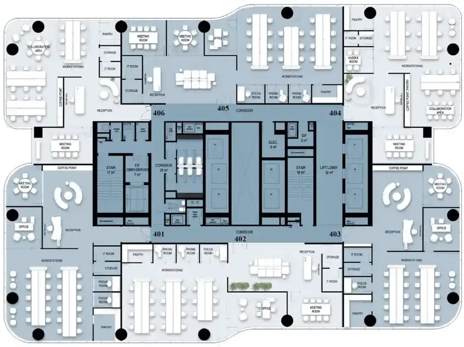 Floor Plans for Dawn at O1NE District by Avenew in Dubai