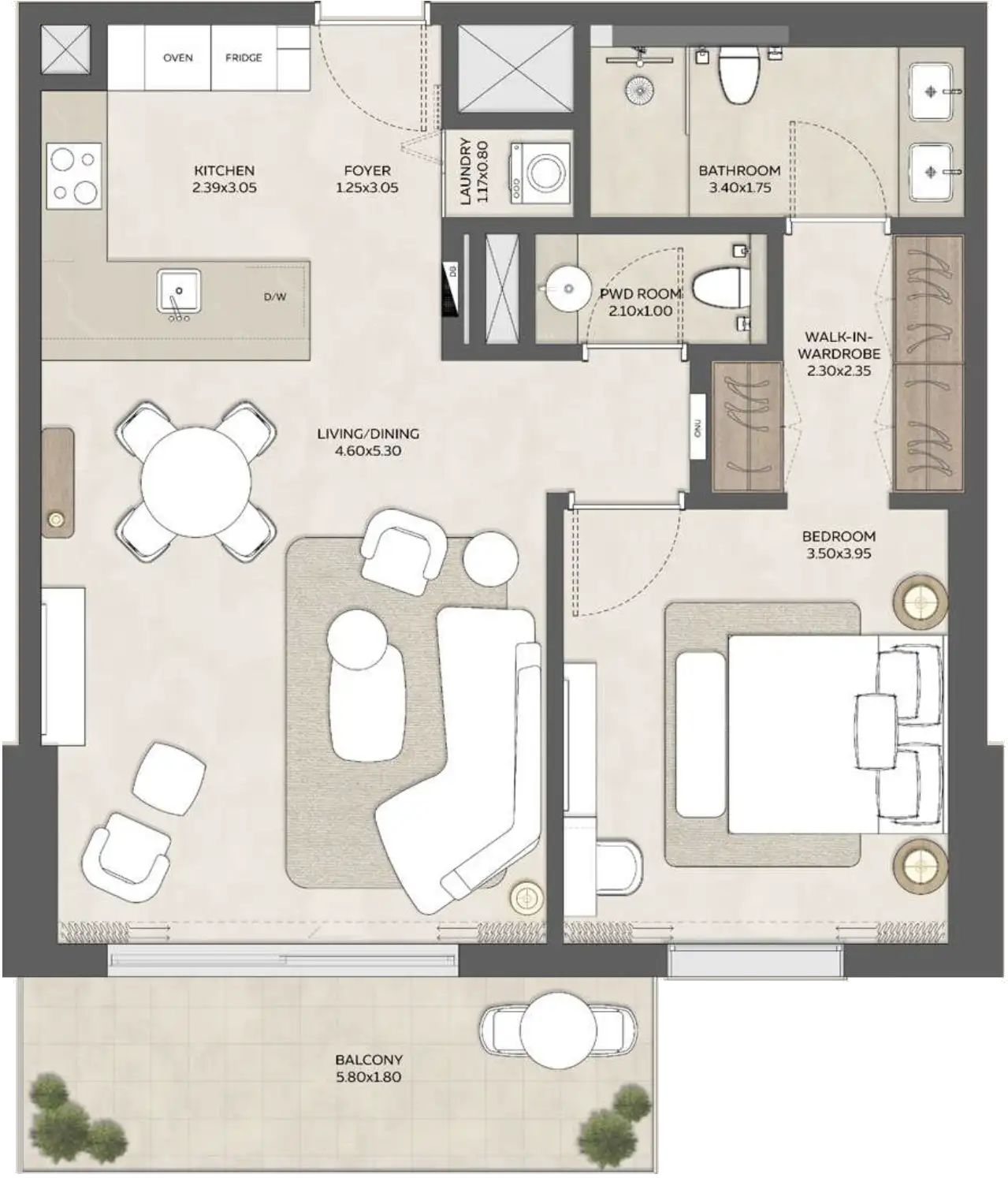 Floor Plans for Roudah at Expo Valley Views in Dubai