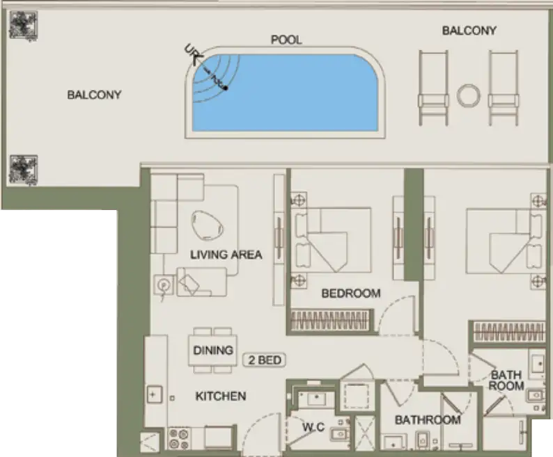 Floor Plans for Binghatti Vintage in Dubai