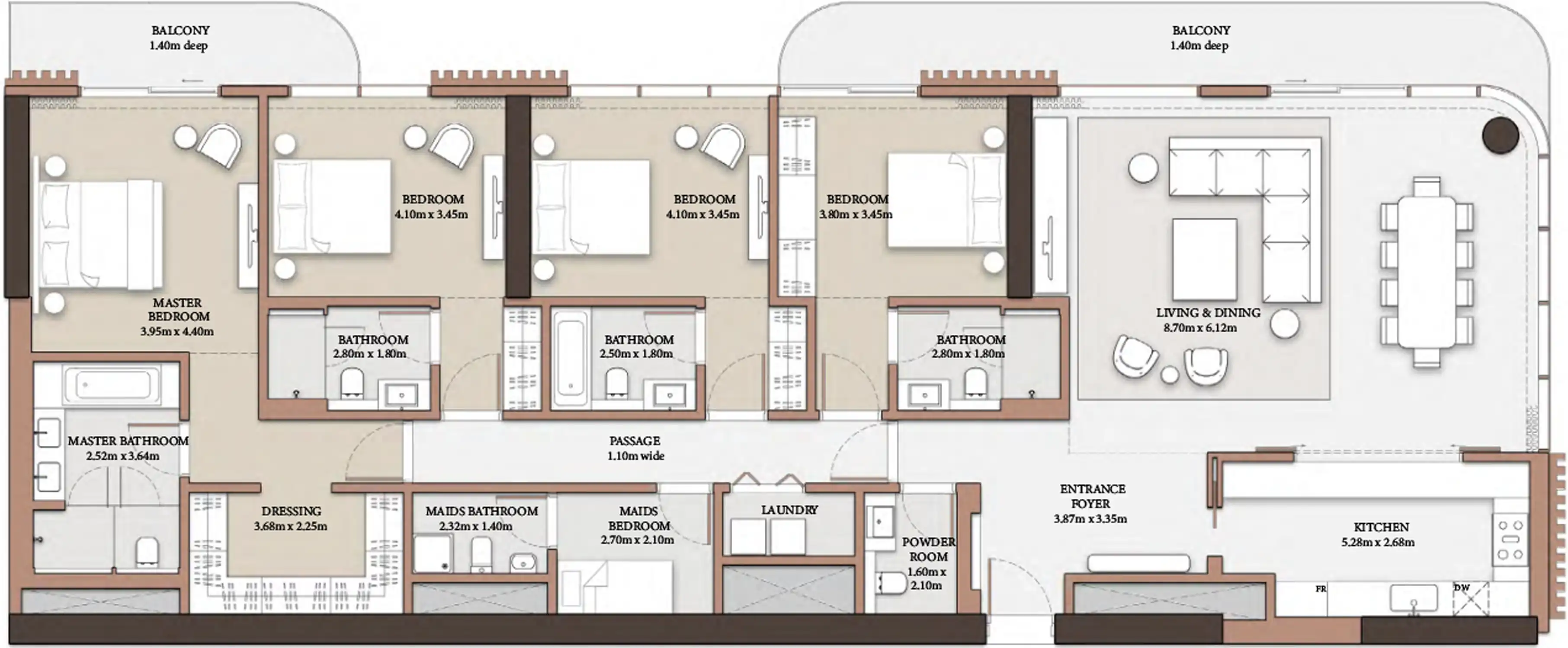 Планировки Meraas The Edit at d3