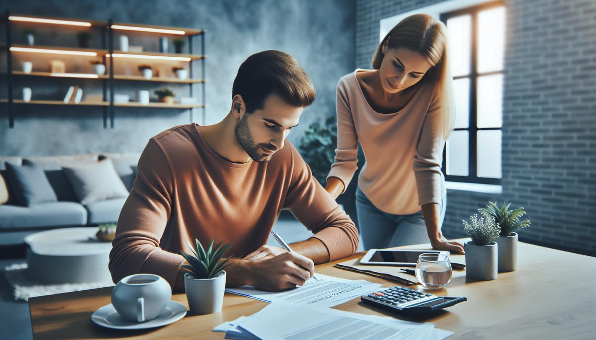 Комиссии банка и скрытые платежи: на что смотреть в ипотечном договоре Человек подписывает ипотечный договор за столом