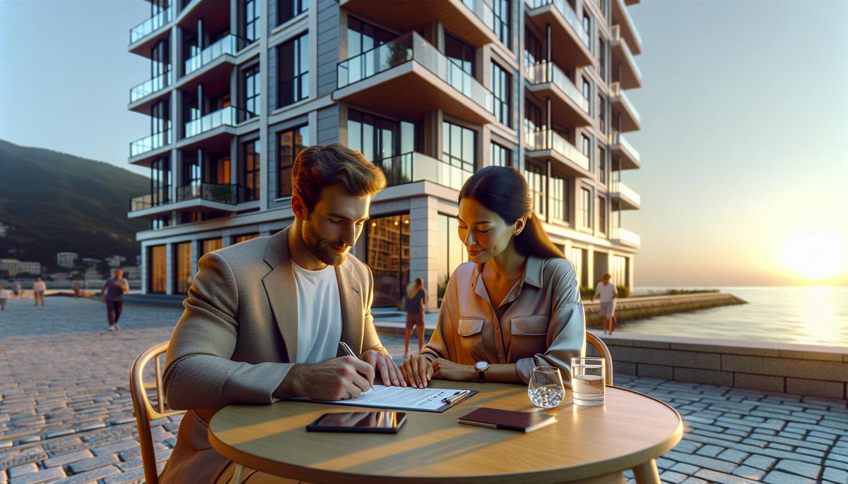 Задаток в Батуми: безопасная схема для покупателя Подписание договора задатка у моря