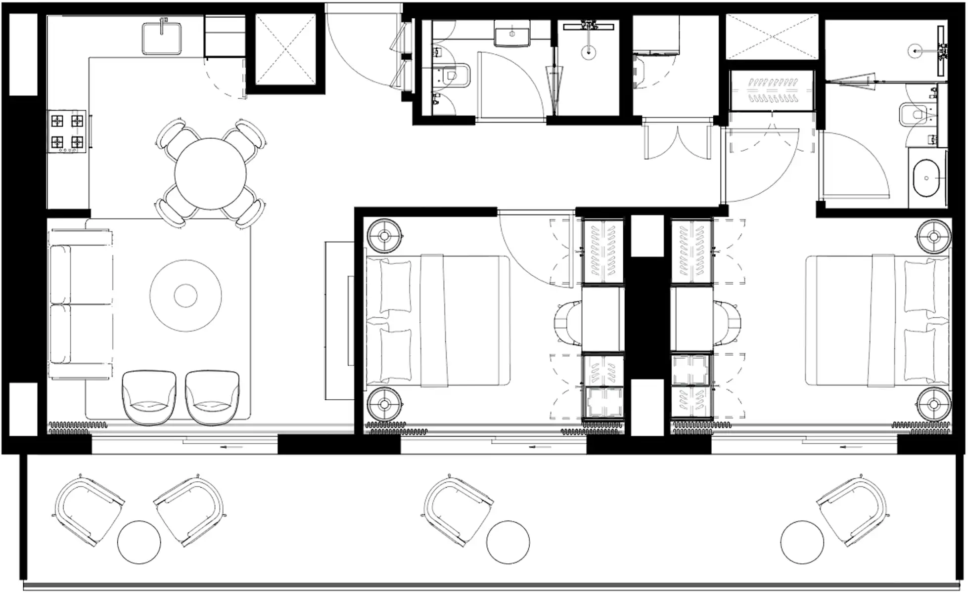 Планировки Azizi Milan Heights