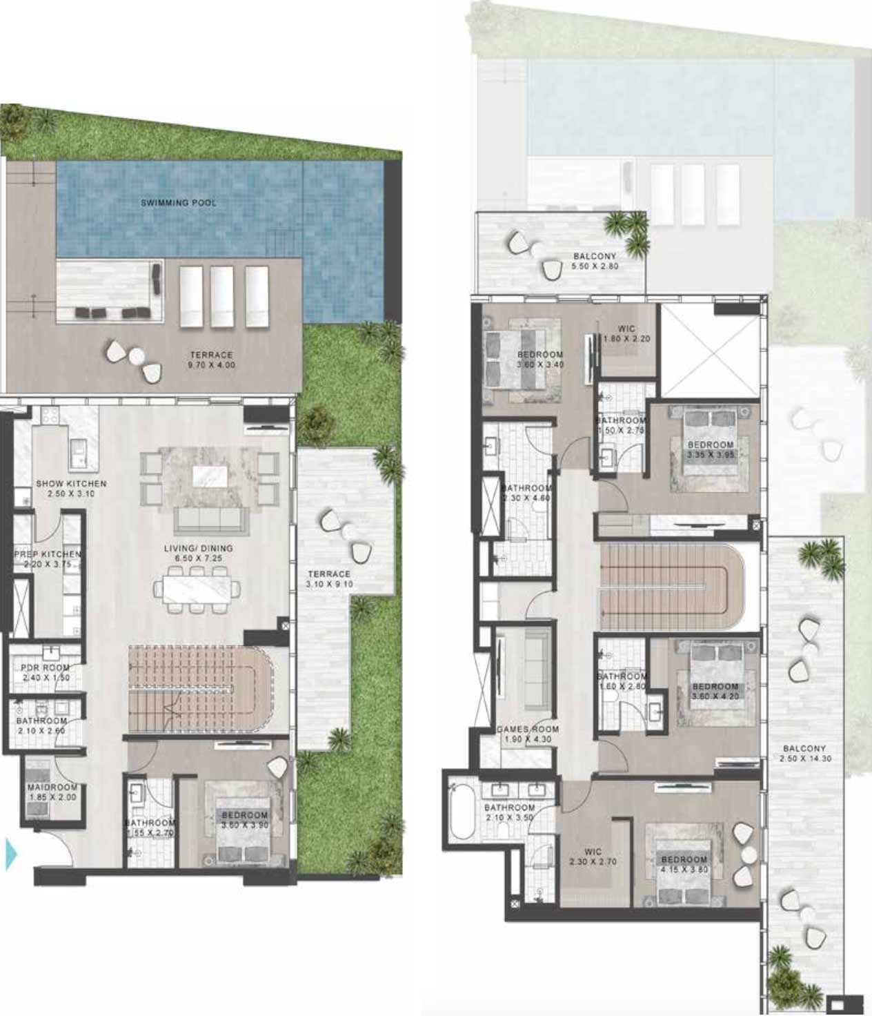 Floor Plans of DAMAC Shoreline